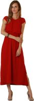 Belle Fille Women's A-line Red Dress