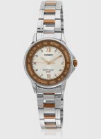 Casio Enticer Lady's Ltp-1391Rg-7Avdf White-Rose Gold/White Analog Watch