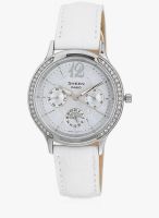 Casio Sheen She-3030L-2Audr (Sx090) White/Silver Analog Watch
