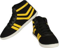 Earton Black-238 Sneakers(Black, Yellow)