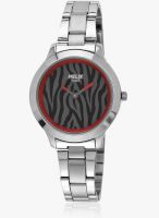 Helix Ti022hl0100-Sor Silver/Black Analog Watch