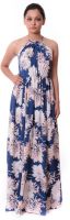 Nangalia Ruchira Women's Maxi Blue Dress