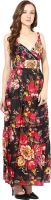 Roses By Rose Vanessa Women's Gathered Black Dress