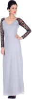 Veakupia Women's Maxi Grey Dress