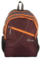 Bendly Maroon Polyester Backpack