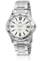 Q&Q Q258J204Y Silver/White Analog Watch