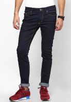 Flying Machine Blue Low Rise Skinny Fit Jeans