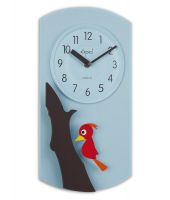 Opal Blue MDF Wall Clock