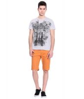 Avenged Sevenfold Light Grey Graphic T-shirt For Men