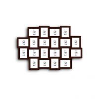 Elegant Arts And Frames 20 In 1 Collage Photo Frame Maroon