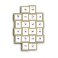 Elegant Arts And Frames 20 In 1 Photo Frame Cream