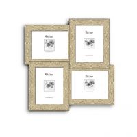 Elegant Arts And Frames 4 In 1 Collage Photo Frame Cream