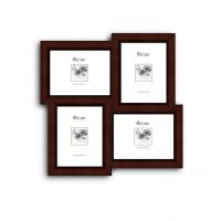 Elegant Arts And Frames 4 In 1 Collage Photo Frame Maroon
