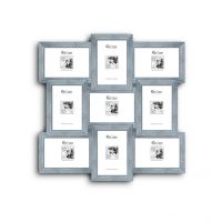 Elegant Arts And Frames 9 In 1 Collage Photo Frame Silver