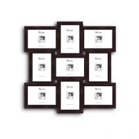 Elegant Arts And Frames 9 In 1 Collage Photo Frame Brown