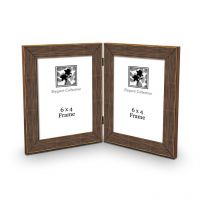 Elegant Arts And Frames Double Photo Frames Brown