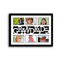 Elegant Arts And Frames Grandkids Collage Photo Frame Black