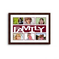 Elegant Arts And Frames My Family Brown Photo Frame