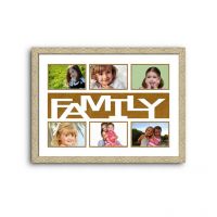 Elegant Arts And Frames My Family Photo Frame Brown
