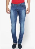 LIVE IN Washed Blue Slim Fit Jeans
