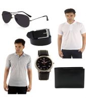 Western Texas 96 Combo of 2 Polo Shirts With Accessories