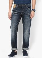 Pepe Jeans Blue Low Rise Regular Fit Jeans