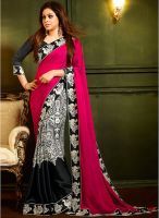 Vaishali Pink Printed Saree