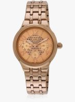 Casio Sheen She-3808Pg-9Audr (Sx155) Golden/ Gold Analog Watch
