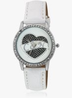 Chappin and Nellson White Metal Analog Watch