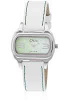 Olvin Quartz 1634 Sl02 White/White Analog Watch