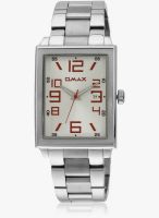 Omax Ss-208 Silver/Silver Analog Watch