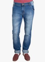 High Star Washed Blue Slim Fit Jeans