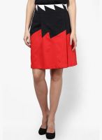 Kaaryah Red Pencil Skirt