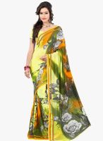 Lookslady Green Printed Saree