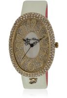 Paris Hilton H Ph13574jsg/06A Off White/Golden Analog Watch