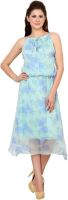 Rvestir Women's A-line Blue Dress