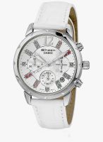 Casio Sheen Shn-5012Lp-7Adr-Sh161 White/White Chronograph Watch