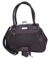 Checkmate Brown Leather Shoulder Bag