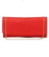 Do Bhai Red Artificial Leather Casual Clutch