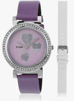 Fluid Fl-109-Pr01 Purple/Purple Analog Watch
