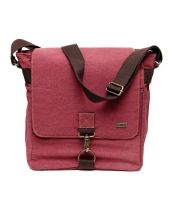 Kohl Maroon Canvas Sling Bag For Women