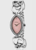Olvin 16102 Sm02 Steel/Pink Analog Watch