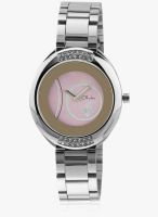 Olvin 1624 Sm05 Silver/Purple Analog Watch