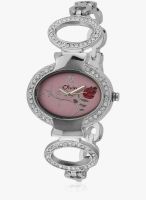 Olvin 1662 Sm05 Silver/Purple Analog Watch
