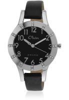 Olvin 1695 Sl03 Black/Black Analog Watch
