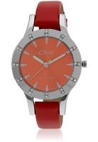 Olvin 1695 Sl05 Red/Red Analog Watch