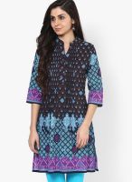 Rain & Rainbow Blue Printed Kurtas