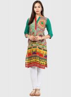 Shree Beige Printed Kurta