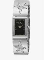 Thierry Mugler 4709101 Silver/Black Analog Watch