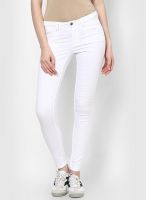 Vero Moda White Normal Waist Jeans